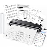 Rongta Portable Printer Wireless for Travel, Thermal Inkless Printers for 8.5"*11" US Letter, Com...