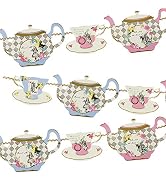 Alice in Wonderland Teapot Bunting Garland 13ft - Themed Decoration For Mad Hatter Tea Party, Bir...