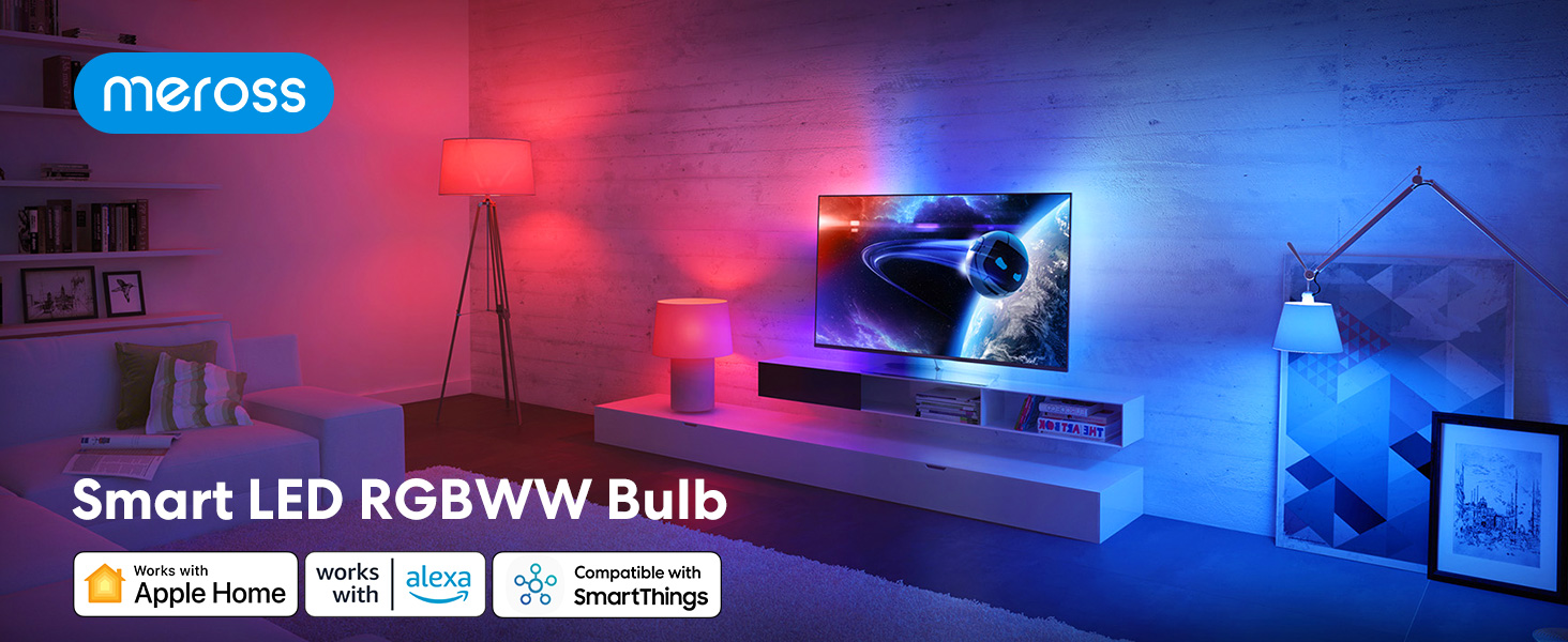 meross Smart RGBWW WiFi LED Bulbs