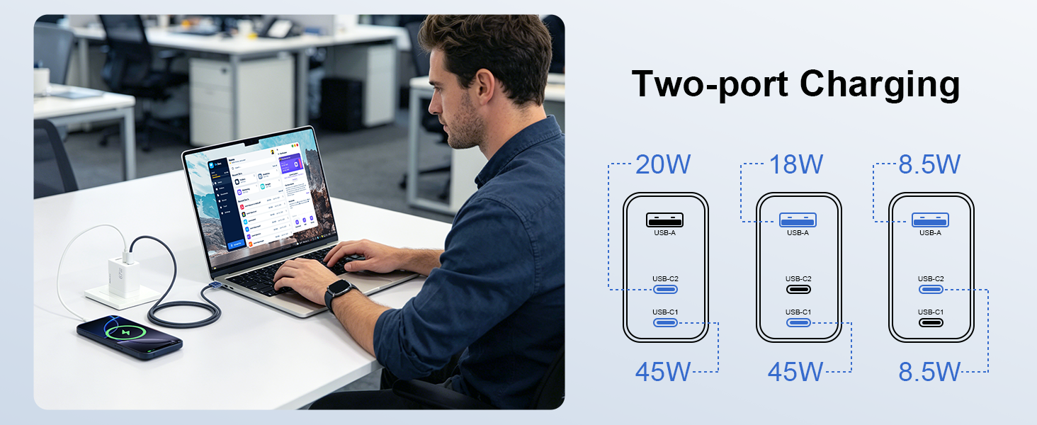Two-port Charging