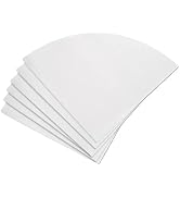 GUMLCOOD 10" Deep Fryer Oil Filter, 25 Count Paper Filters, Cooking Oil Filter Strainer, Maple Sy...