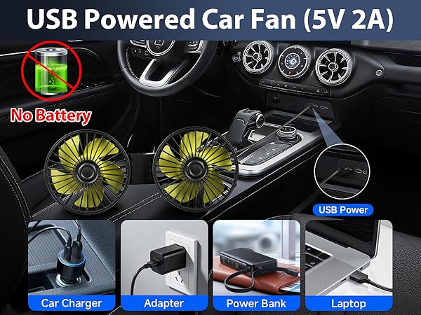 car fans for backseat for kids