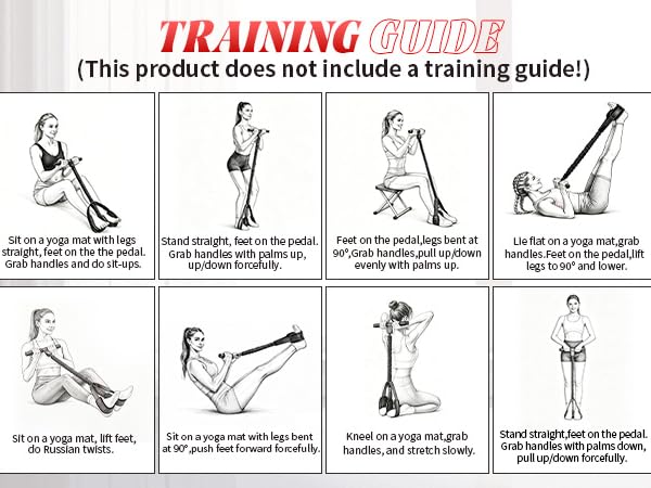 Training Guide for Pedal Resistance Bands with Handles