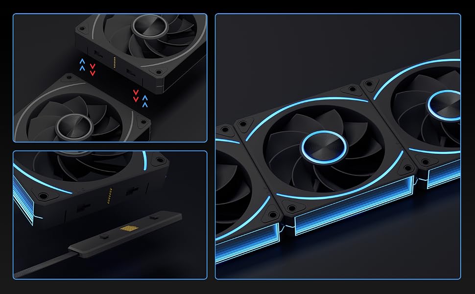Reverse Blade Pc Fan