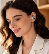 FUNNYEAH JewelPods C3 Wireless Earbuds, Jeweled Open-Ear Bluetooth Headphones for All-Day Comfort...