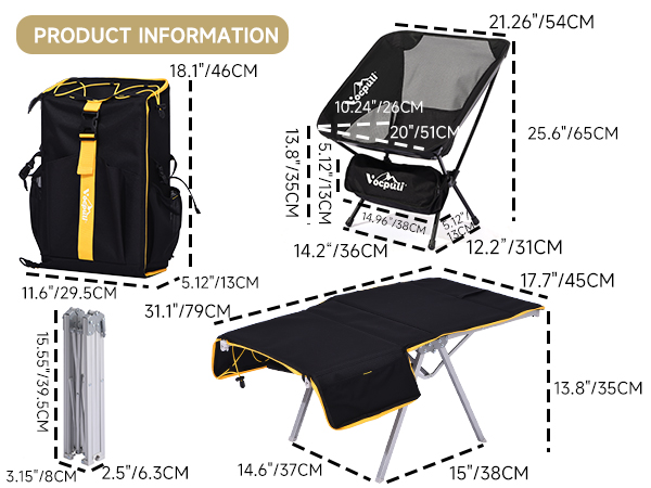 product size
