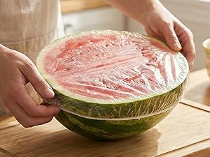 Disposable plastic bowl covers, easily to wrap food