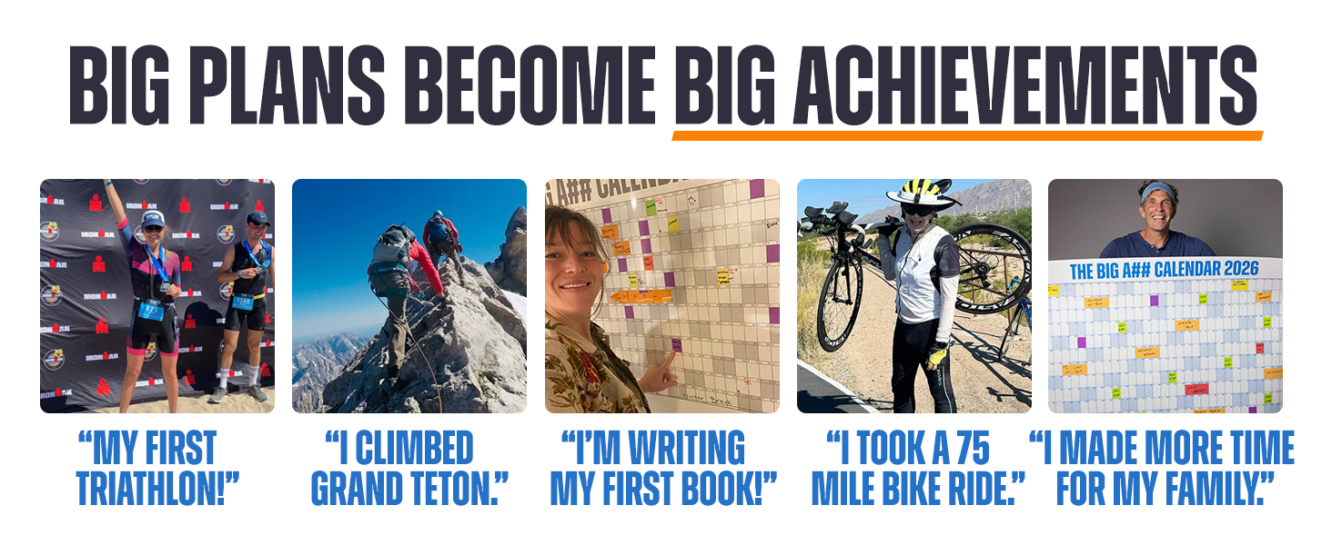 "Big plans become big achievements" with positive user testimonials
