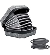 10 Pockets Hard Shell Lens Filter Bag Up to 95mm, Water Resistant & Dustproof, Camera Filter Pouc...