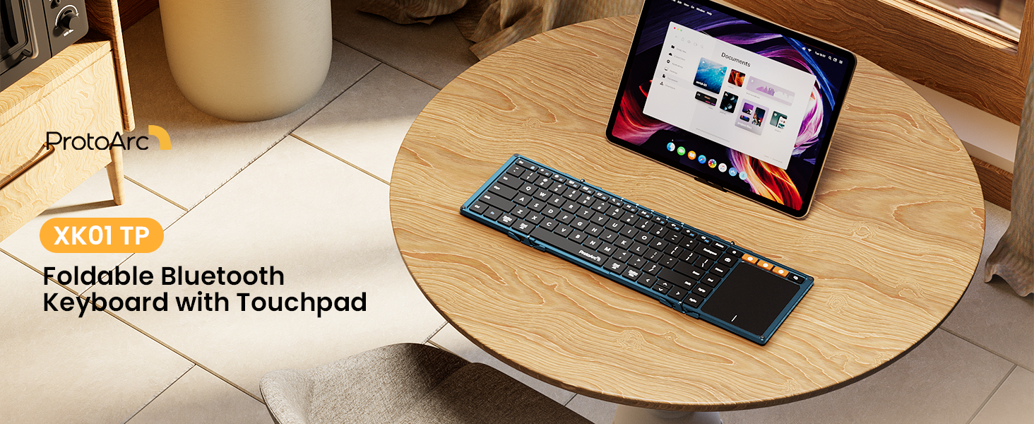 XK01 TP foldable keyboard with touchpad