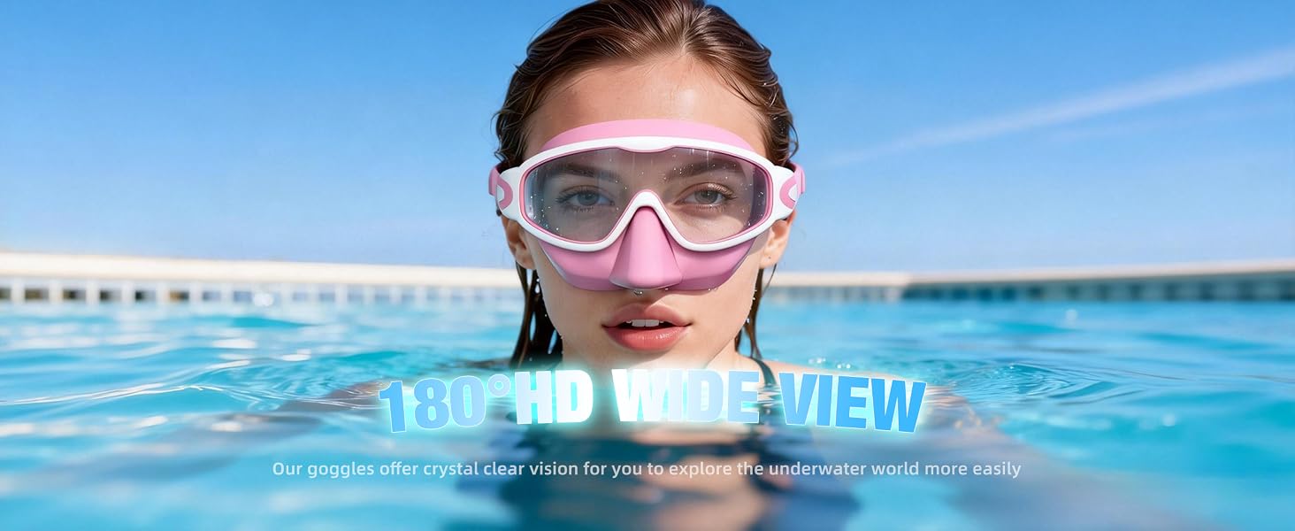 goggles with nose cover