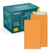 #7 Money Envelopes for Cash - 500 Pack - Brown Envelopes Self Seal - Cash Envelopes Peel & Seal -...