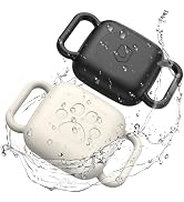 Dog Collar Holder for Tile Mate 2024 and UGREEN Tracker,Waterproof Silicone Case for Tile by Life...