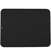 Large Dish Drying Mat, Multiple Usage Silicone Mats for Multiple Usage, Drying Mat for Kitchen Co...