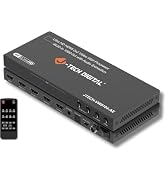 J-Tech Digital HDMI Video Wall Controller 4K 2x2, Video Wall Processor with Audio Extraction, 8 D...