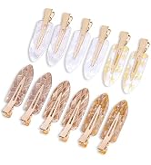 Cptots No Crease Creaseless No Bend Hair Clips For Styling Non Slip Flat Clips For Makeup Hair Ac...