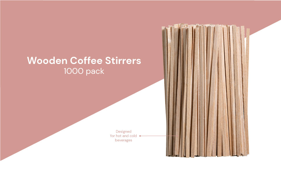 Wooden Coffee Stirrers (1000 pk)
