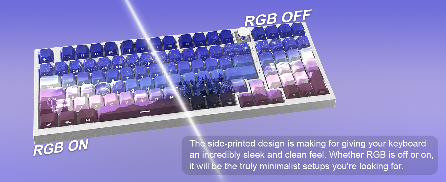 shine through keycaps