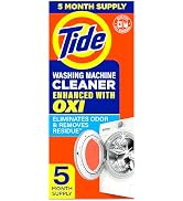 Washing Machine Cleaner by Tide, Washer Machine Cleaner with Oxi for Front and Top Loader Washer ...