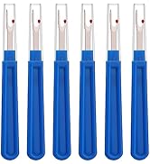 6 PCS Seam Ripper Set, Ergonomic Grip Seam Ripper, Blue Seam Ripper for Sewing Crafting and Remov...
