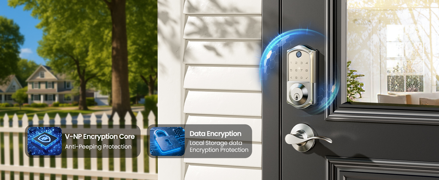 Veise Fingerprint Smart Door Lock