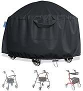 VeyoStories Outdoor Rollator Walker Cover, Cover for Rollator Walkers, Dust & Waterproof, Fit Rol...