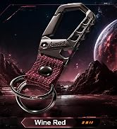 Ainsisk Heavy duty key chain,bottle opener function car keychains,versatile metal snap hook carab...