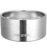 100oz Large Stainless Steel Dog Bowl. Extra Large Dog Water Bowls for Large Dogs with Rubber Bott...