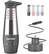 12V Car Kettle Boiler,Spardar Portable Electric Heater Cup,Travel Kettle Fast Water Boiler & Heat...