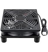 Wathai Cooling Case Fan for Receiver DVR Xbox TV Box Router 120mm x 25mm 5V USB Power