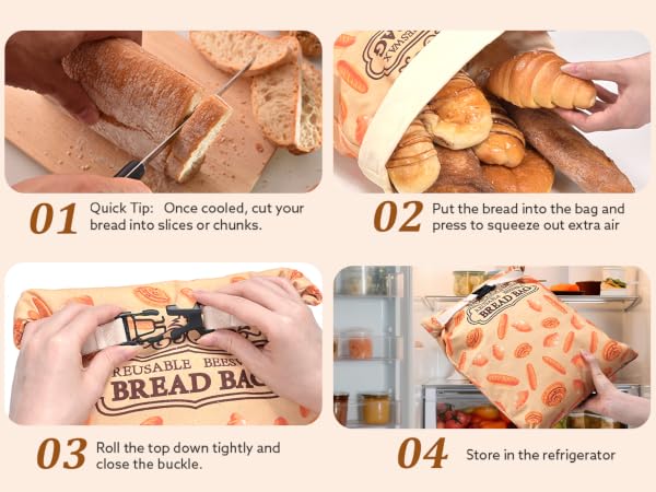 Beeswax bread bag