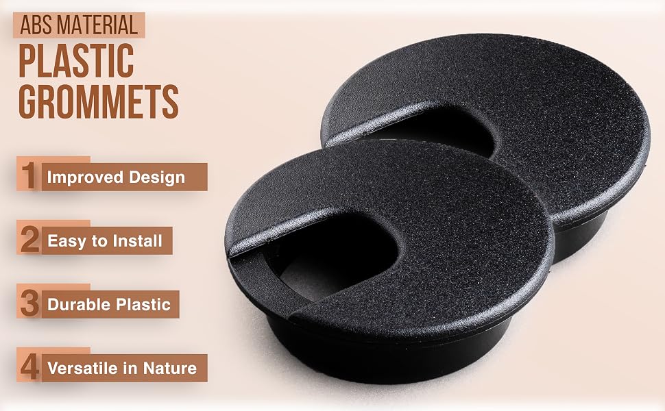 plastic desk grommet,plastic grommet for desk,2 inch plastic desk grommet,ABS desk grommet