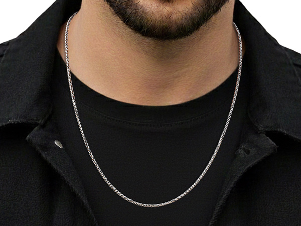 stainless steel mens necklaces