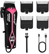 HIENA PRO Hair Clippers for Men, Electric Professional Hair Clipper and Trimmer, Rechargeable Hai...
