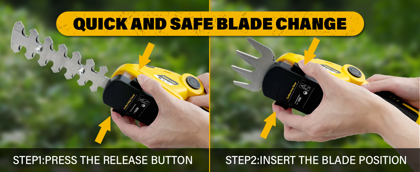 Handheld Cordless Hedge Trimmer