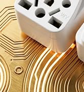 Europe to US Plug Adapter EU/UK/AU/in/CN/JP/Asia/Italy/Brazil to USA (Type A & B) American Travel...