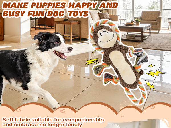 Monkey dog toy