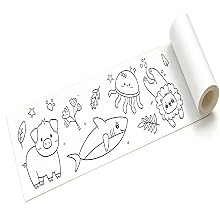 1 roll 6*39 inches animal Watercolor Paper