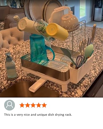 Ewaiira Stainless Steel Dish Racks for Kitchen Counter