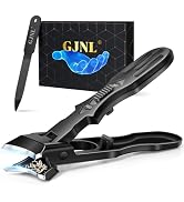 Toenail Clippers for Thick Toenails and Ingrown Nails | Heavy Duty Nail Clippers for Men with Wid...