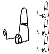 YY YEARCHY Plate Stand Holder for Wall Hanging Display Rack Art Hanger Metal Easel Photo Holder B...