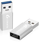 Guermok USB C to USB Adapter 3.0(2-Pack), USB C Female to USB Male Adapter Compatible with Phone1...