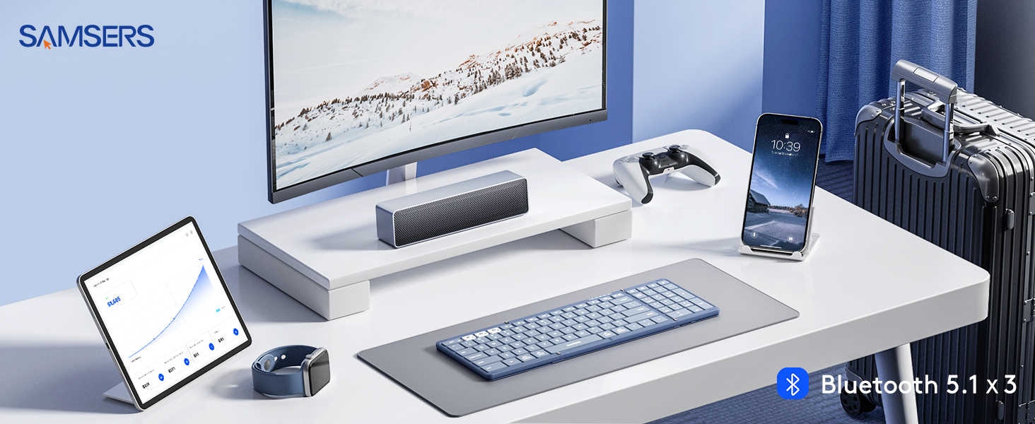 Full size foldable keyboard