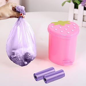 Strawberry Trash Can