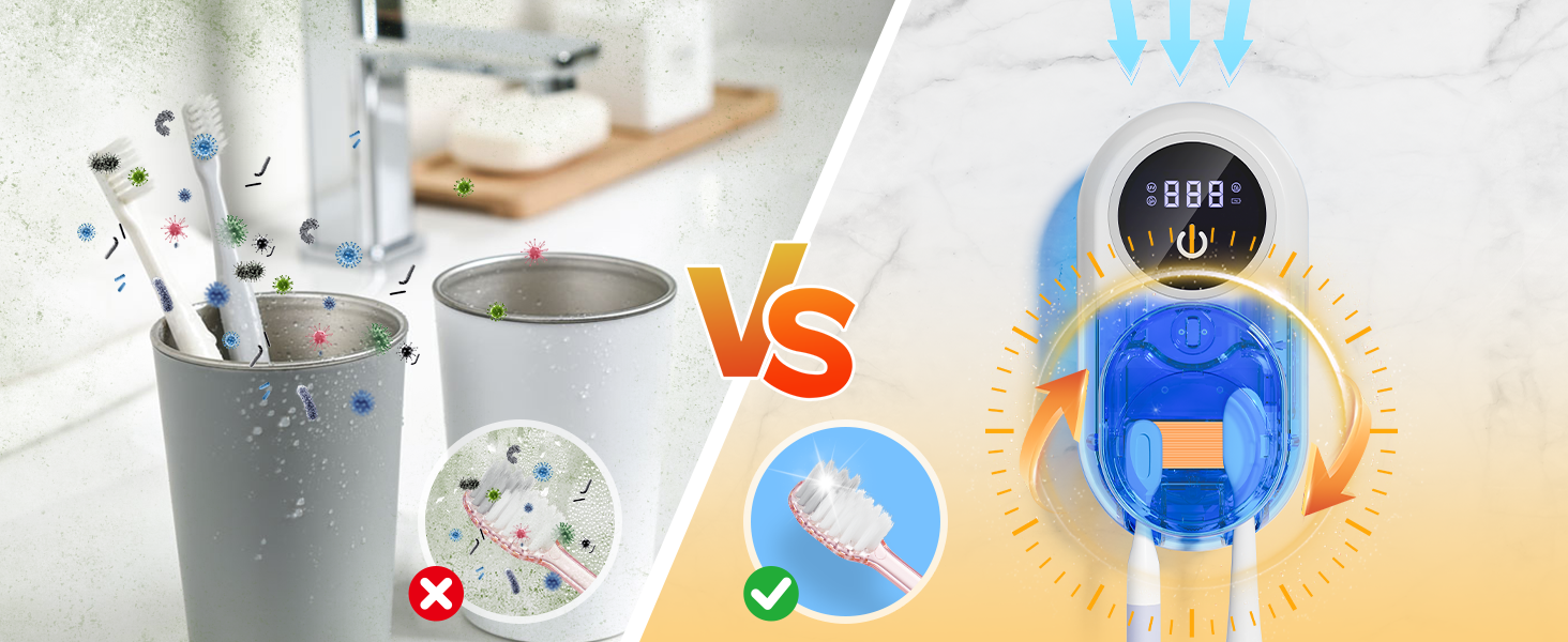 toothbrush sanitizer and holder