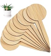 HEMOTON 20pcs Plant Labels Thicken T-Shape Miniature Garden Sign Plaques for Use for Markers and ...