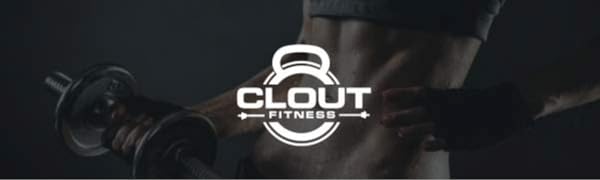 logo clout fitness barbell clamps