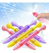 Sparkle Spray Water Gun for Kids, 6 Pack Water Blaster Sprays Water for Girls Boys, Pink Water Sq...