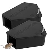 Anblak 2 Pack Rat Station Box with Keys, Rodent Station Keeps Rats Away, Keeps Children and Pets ...