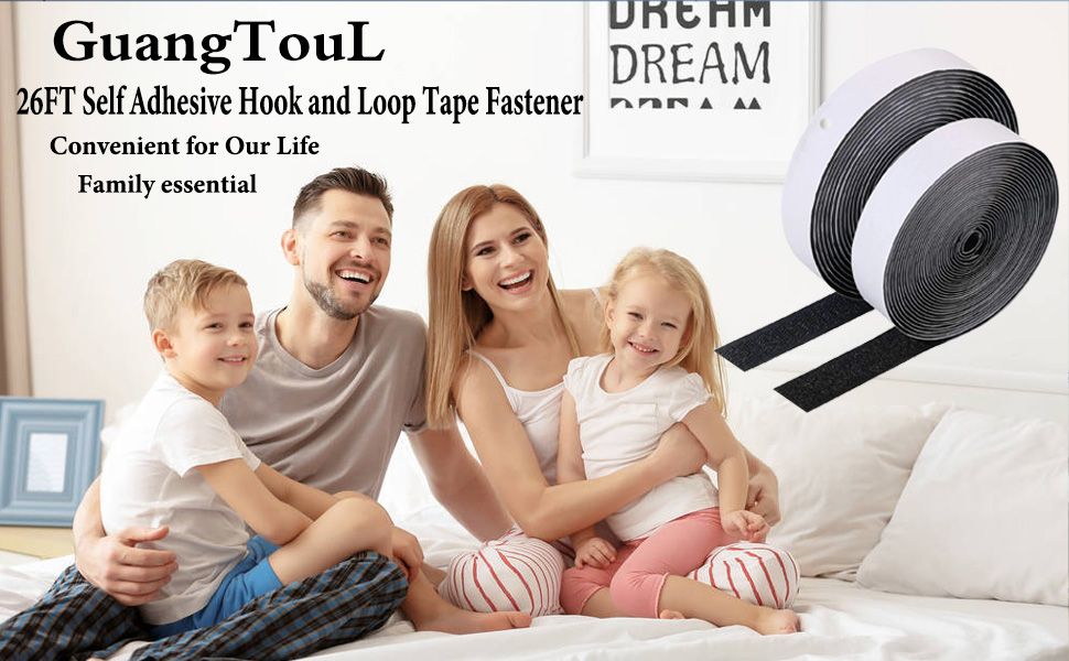 double sided adhesive velcro roll,hook loop tape self adhesive,tape adhesive fastener